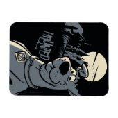 Scooby-Doo Noir Haunted Mansion Graphic Magneet (Horizontaal)