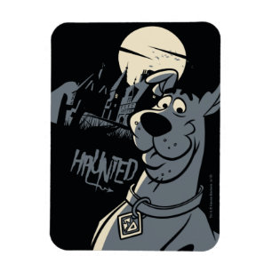 Scooby-Doo Noir Haunted Mansion Graphic Magneet