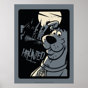 Scooby-Doo Noir Haunted Mansion Graphic Poster
