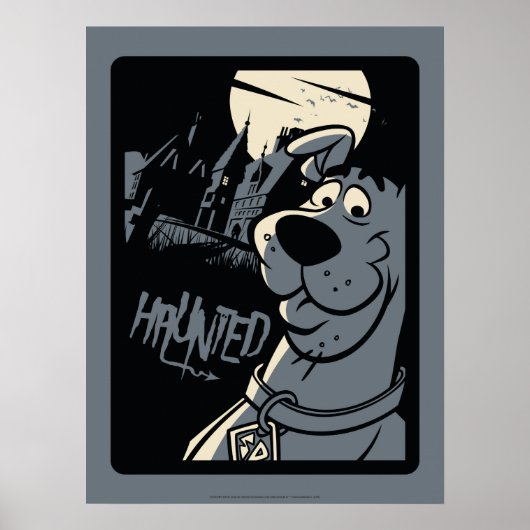 Scooby-Doo Noir Haunted Mansion Graphic Poster (Voorkant)