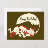 Scooby-Doo "On the Prowl" Briefkaart (Voorkant / Achterkant)