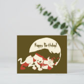 Scooby-Doo "On the Prowl" Briefkaart (Staand voorkant)