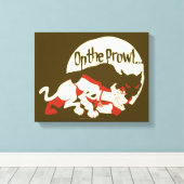 Scooby-Doo "On The Prowl" Canvas Afdruk (Insitu (Houten vloer))
