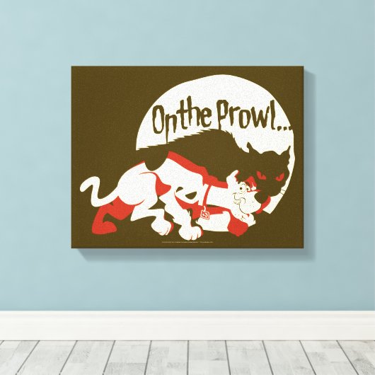 Scooby-Doo "On The Prowl" Canvas Afdruk (Insitu (Houten vloer))
