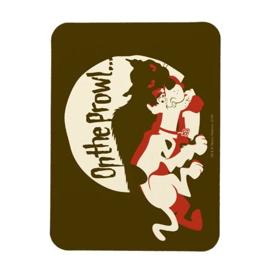 Scooby-Doo "On the Prowl" Magneet (Verticaal)