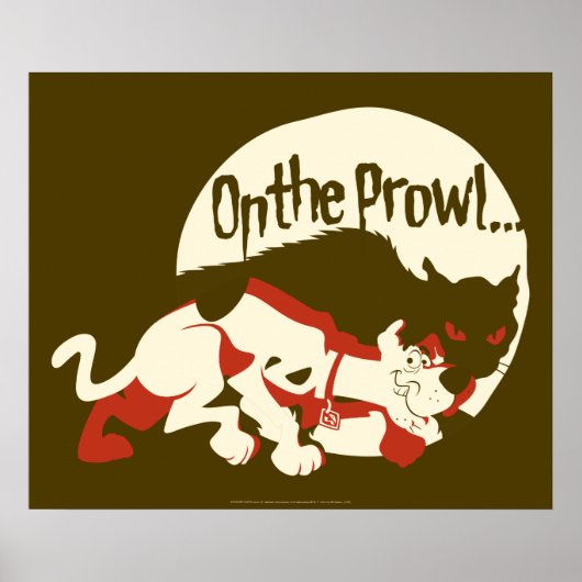 Scooby-Doo "On the Prowl" Poster (Voorkant)