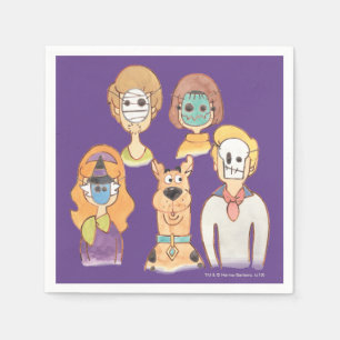 Scooby-doo  Onze Halloween maskers Servet