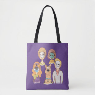 Scooby-Doo Onze Halloween-maskers Tote Bag