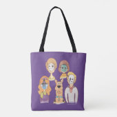 Scooby-Doo | Onze Halloween-maskers Tote Bag (Achterkant)