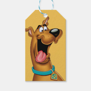 Scooby-Doo Opgewekt Gezicht Cadeaulabel
