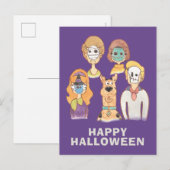 Scooby-Doo | Our Halloween Masks Briefkaart (Voorkant / Achterkant)