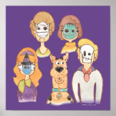 Scooby-Doo | Our Halloween Masks Poster (Voorkant)