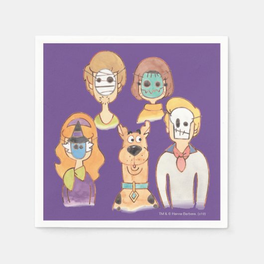 Scooby-Doo | Our Halloween Masks Servet (Voorkant)