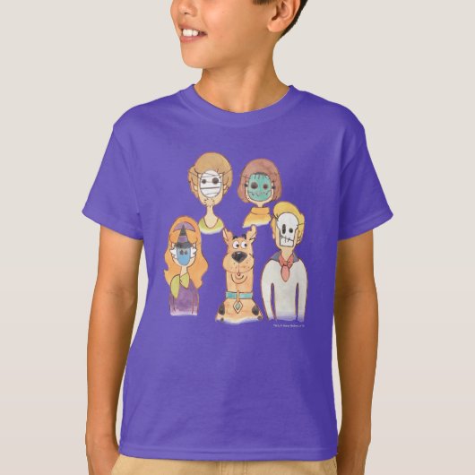 Scooby-Doo | Our Halloween Masks T-shirt (Voorkant)