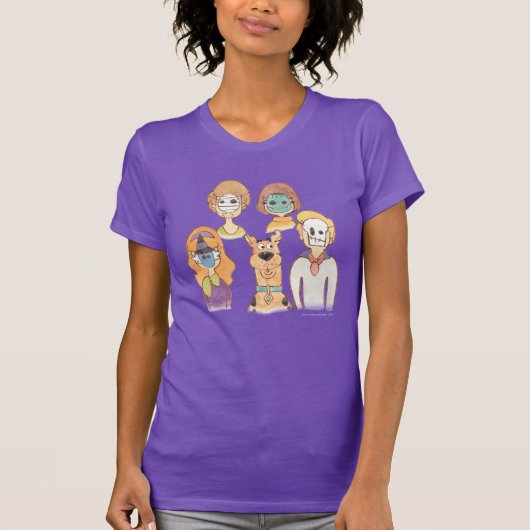 Scooby-Doo | Our Halloween Masks T-shirt (Voorkant)