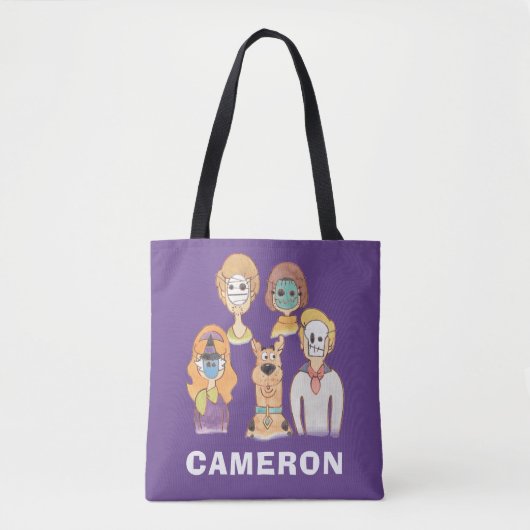 Scooby-Doo | Our Halloween Masks Tote Bag (Voorkant)