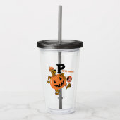 Scooby-Doo | P is voor pompoen Acryl Drinkbeker (Voorkant)