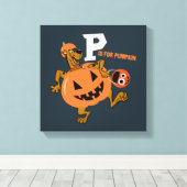 Scooby-Doo | P is voor pompoen Canvas Afdruk (Insitu (Houten vloer))