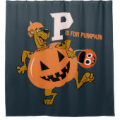 Scooby-Doo | P is voor pompoen Douchegordijn (Voorkant)