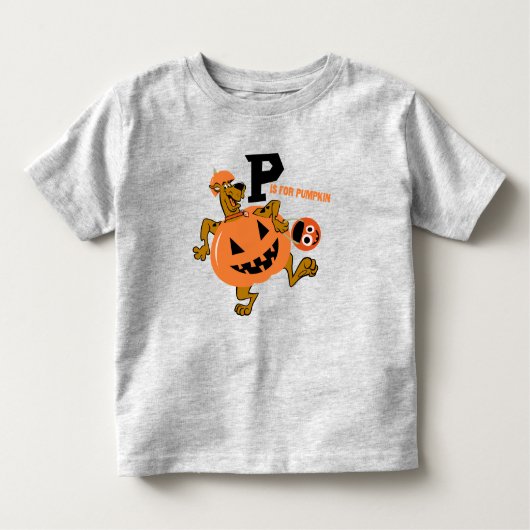 Scooby-Doo | P is voor pompoen Kinder Shirts (Voorkant)
