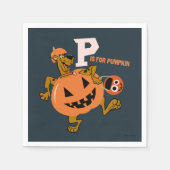 Scooby-Doo | P is voor pompoen Servet (Voorkant)