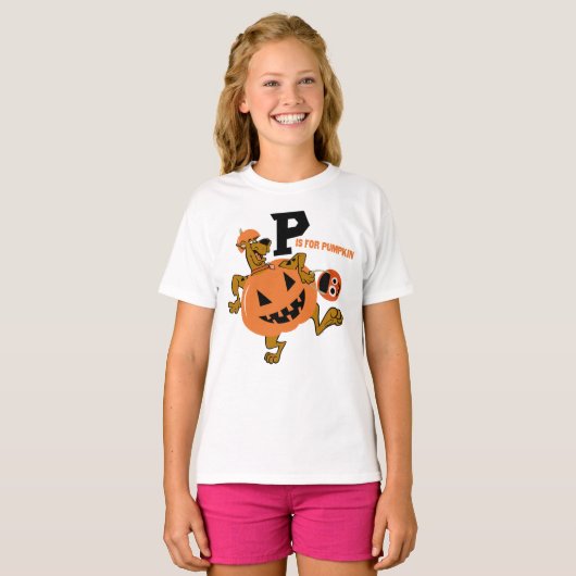 Scooby-Doo | P is voor pompoen T-shirt (Voorkant volledig)