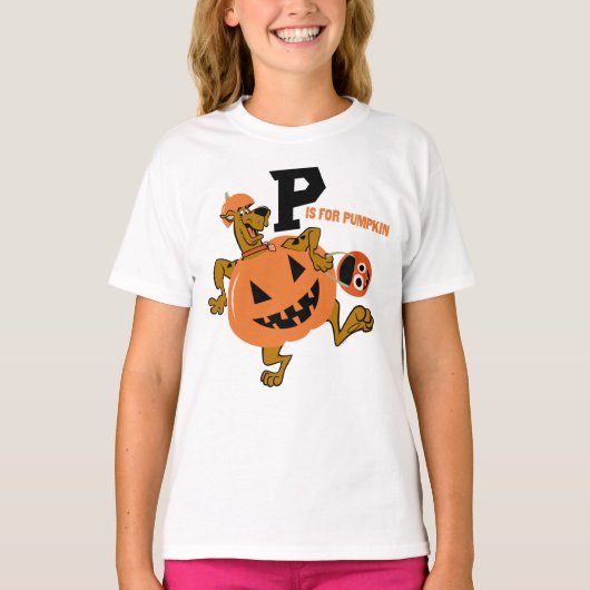 Scooby-Doo | P is voor pompoen T-shirt (Voorkant)