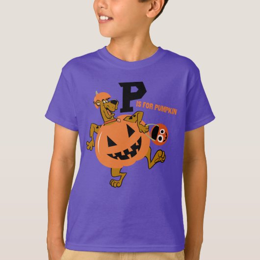 Scooby-Doo | P is voor pompoen T-shirt (Voorkant)