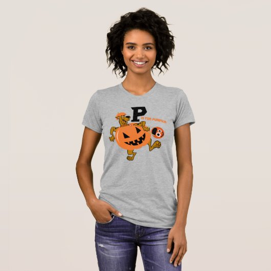 Scooby-Doo | P is voor pompoen T-shirt (Voorkant volledig)