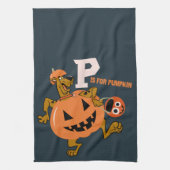 Scooby-Doo | P is voor pompoen Theedoek (Verticaal)