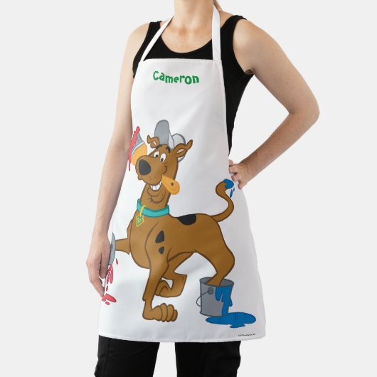 Scooby-Doo Paints Schort (Insitu)