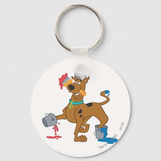 Scooby-Doo Paints Sleutelhanger (Voorkant)