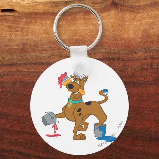 Scooby-Doo Paints Sleutelhanger (Voorkant)
