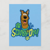Scooby-Doo Paw Print Character Badge Briefkaart (Voorkant)