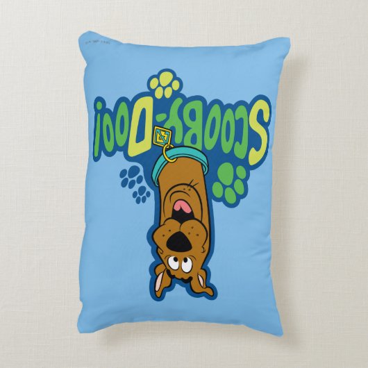 Scooby-Doo Paw Print Character Badge Decoratief Kussen (Achterkant (Verticaal))