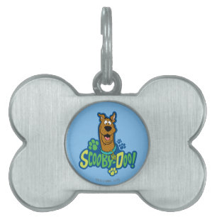 Scooby-Doo Paw Print Character Badge Huisdieren Naamplaatje