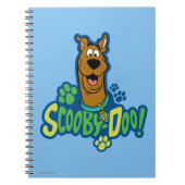Scooby-Doo Paw Print Character Badge Notitieboek (Voorkant)
