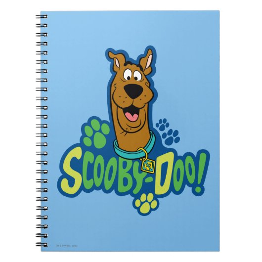 Scooby-Doo Paw Print Character Badge Notitieboek (Voorkant)