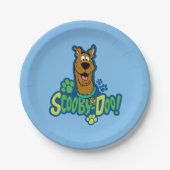 Scooby-Doo Paw Print Character Badge Papieren Bordje (Voorkant)
