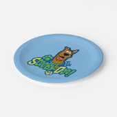 Scooby-Doo Paw Print Character Badge Papieren Bordje (Gekanteld)