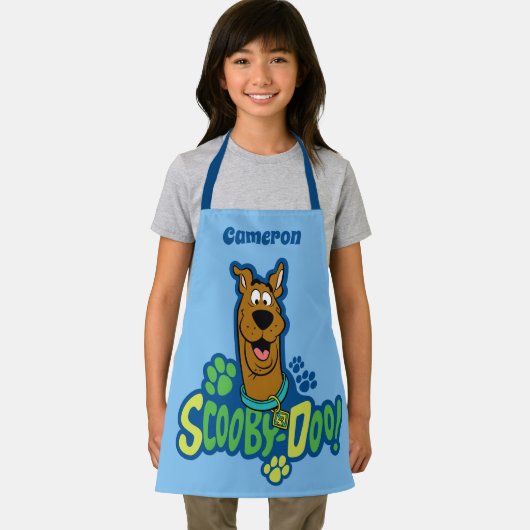 Scooby-Doo Paw Print Character Badge Schort (Insitu)
