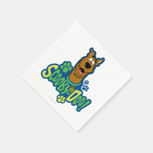 Scooby-Doo Paw Print Character Badge Servetten (Hoek)