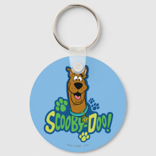 Scooby-Doo Paw Print Character Badge Sleutelhanger