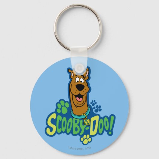 Scooby-Doo Paw Print Character Badge Sleutelhanger (Voorkant)