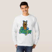 Scooby-Doo Paw Print Character Badge T-shirt (Voorkant volledig)