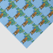 Scooby-Doo Paw Print Character Badge Tissuepapier (Detail)