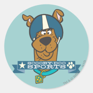 Scooby-Doo-poorten Ronde Sticker