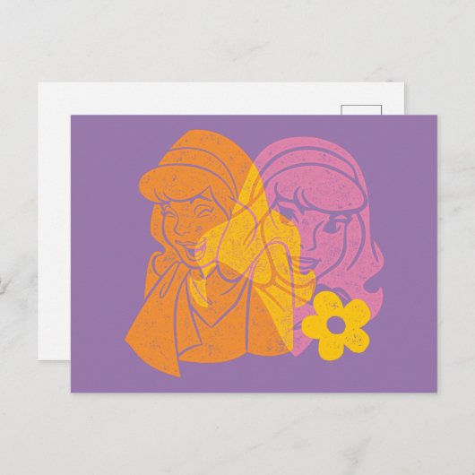 Scooby-Doo | Portret Daphne Flower Briefkaart (Voorkant / Achterkant)