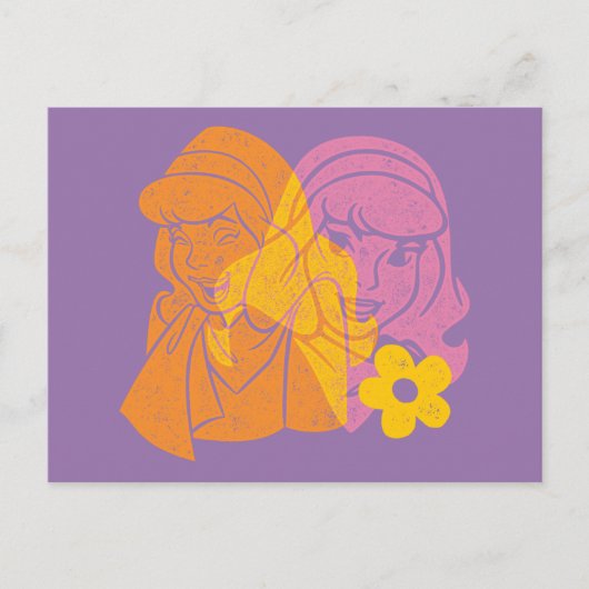 Scooby-Doo | Portret Daphne Flower Briefkaart (Voorkant)