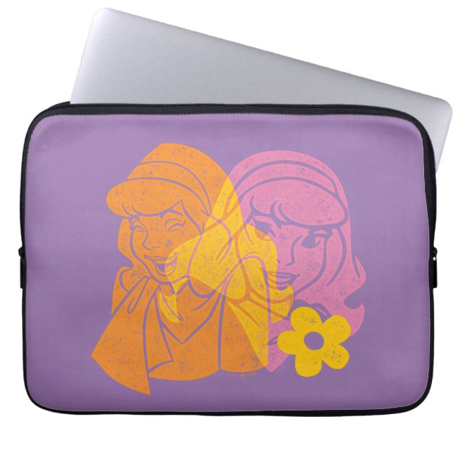 Scooby-Doo | Portret Daphne Flower Laptop Sleeve (Voorkant)